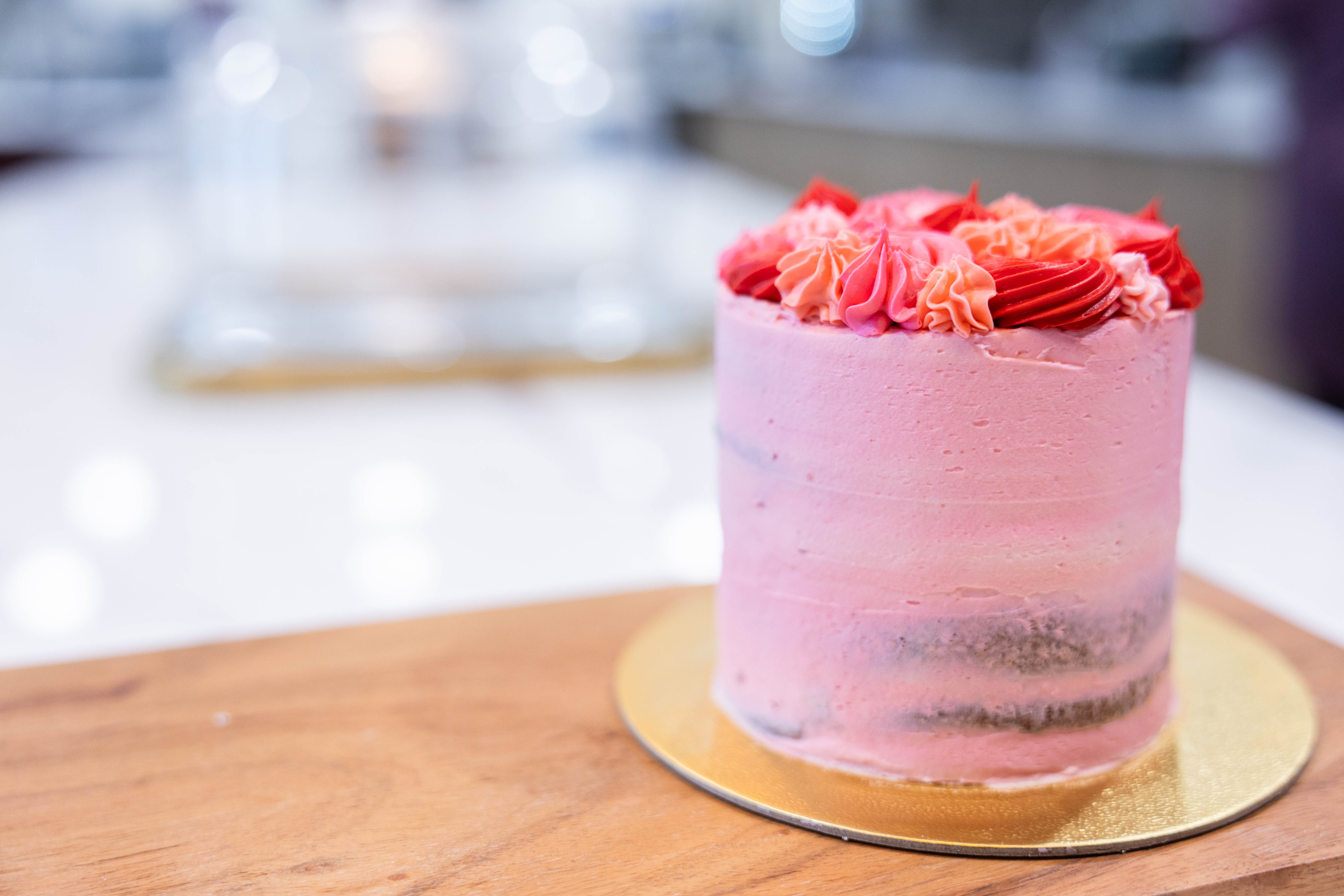 Personal Strawberry Cake $12.39